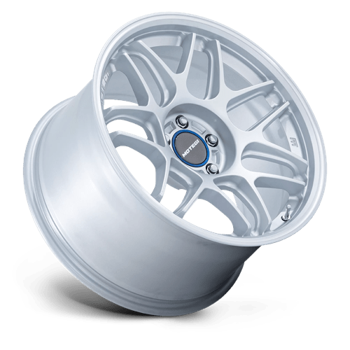 Motegi MR158 18x10.5 +35 Hypersilver with a Machined Lip