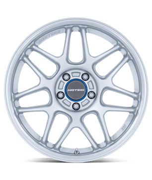 Motegi MR158 18x10.5 +35 Hypersilver with a Machined Lip