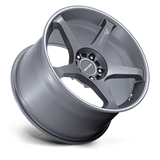 Motegi MR159 18x9.5 +38 Gunzilla Gray machined lip stripe premium wheel