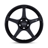 Motegi MR159 18x9.5 +35 Blackbird Metallic Black 5x120 premium Euro wheel