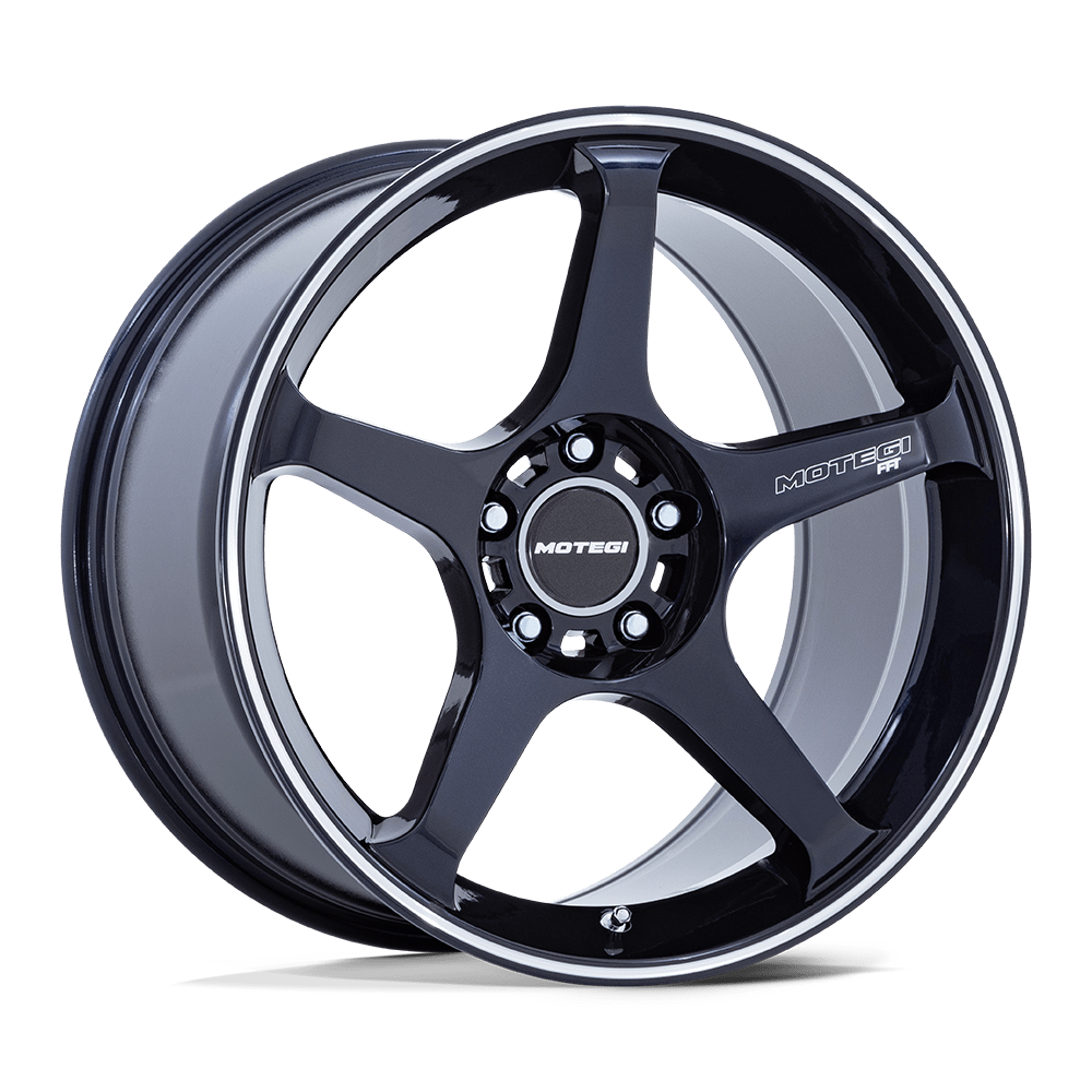 Motegi Mr159 Battle V Obsidian Blue With Machined Lip Stripe