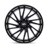 Moto Metal MO811 COMBAT 22x10 -18mm Gloss Black Milled