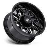 Moto Metal MO812 Turbine 20x9 +20 Gloss Black Milled premium truck wheel