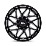 Moto Metal MO812 Turbine 20x9 +20 Gloss Black Milled premium truck wheel