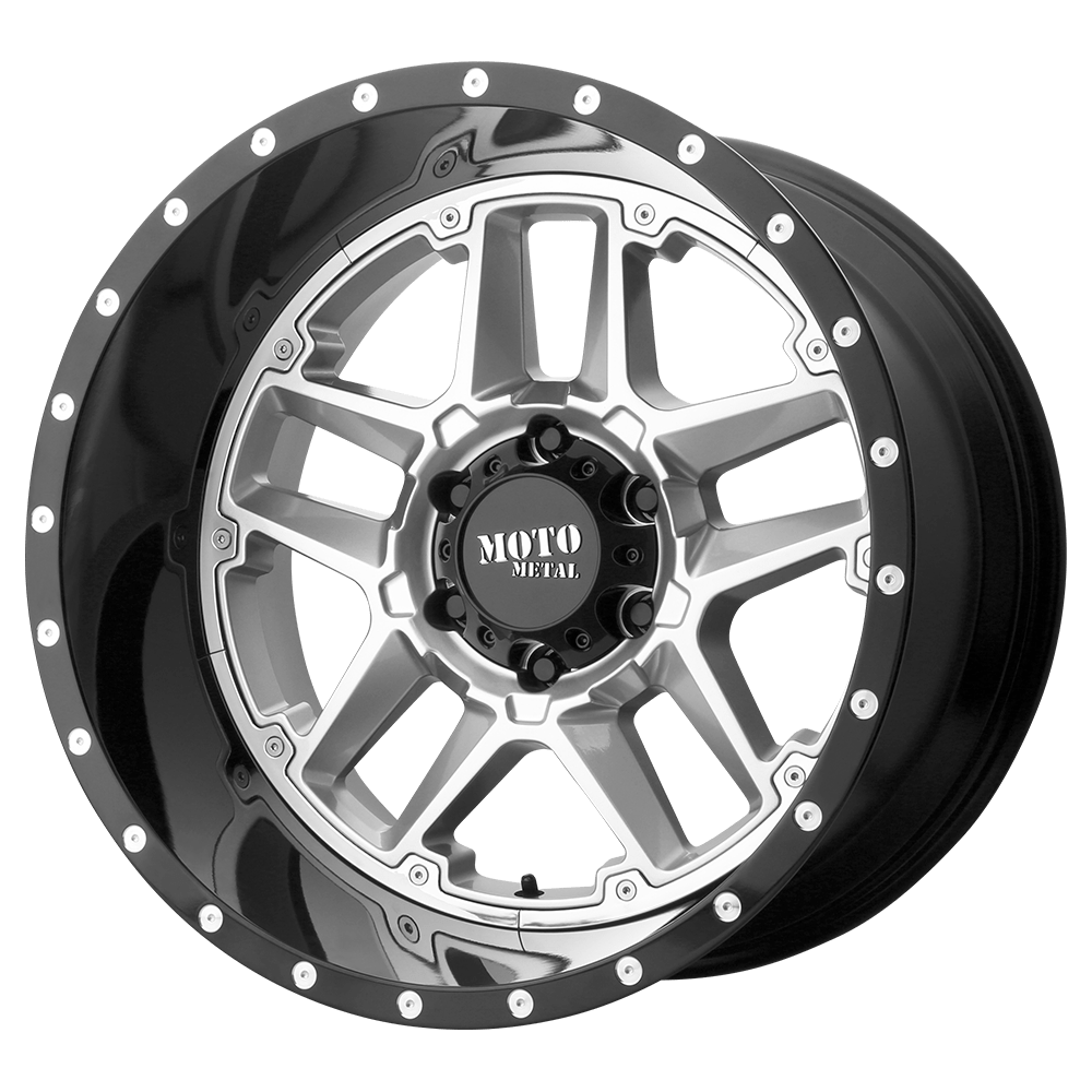 Moto Metal MO987 SENTRY Silver wheel