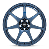 Motegi MR154 Battle 17x8 +43 Midnight Blue premium multi-spoke wheel