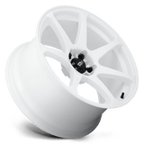 Motegi MR154 18x9.5 +15 White premium aftermarket wheel