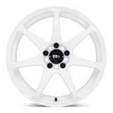 Motegi MR154 17x9.5 +15 White premium aftermarket wheel