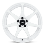 Motegi MR154 18x9.5 +30 White premium aftermarket wheel