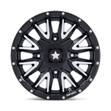 MSA Offroad Wheels M49 CREED 14x7 -47mm Matte Black Machined