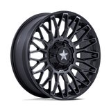MSA Offroad Wheels M50 CLUBBER 24x7 0mm Matte Black Smoke Tint