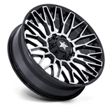 MSA Offroad Wheels M50 CLUBBER 24x7 0mm Gloss Black Machined