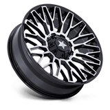 MSA Offroad Wheels M50 CLUBBER 14x7 +10mm Gloss Black Machined