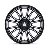 MSA Offroad Wheels M51 Thunderlips 15x7 Gloss Black Machined off-road UTV wheel