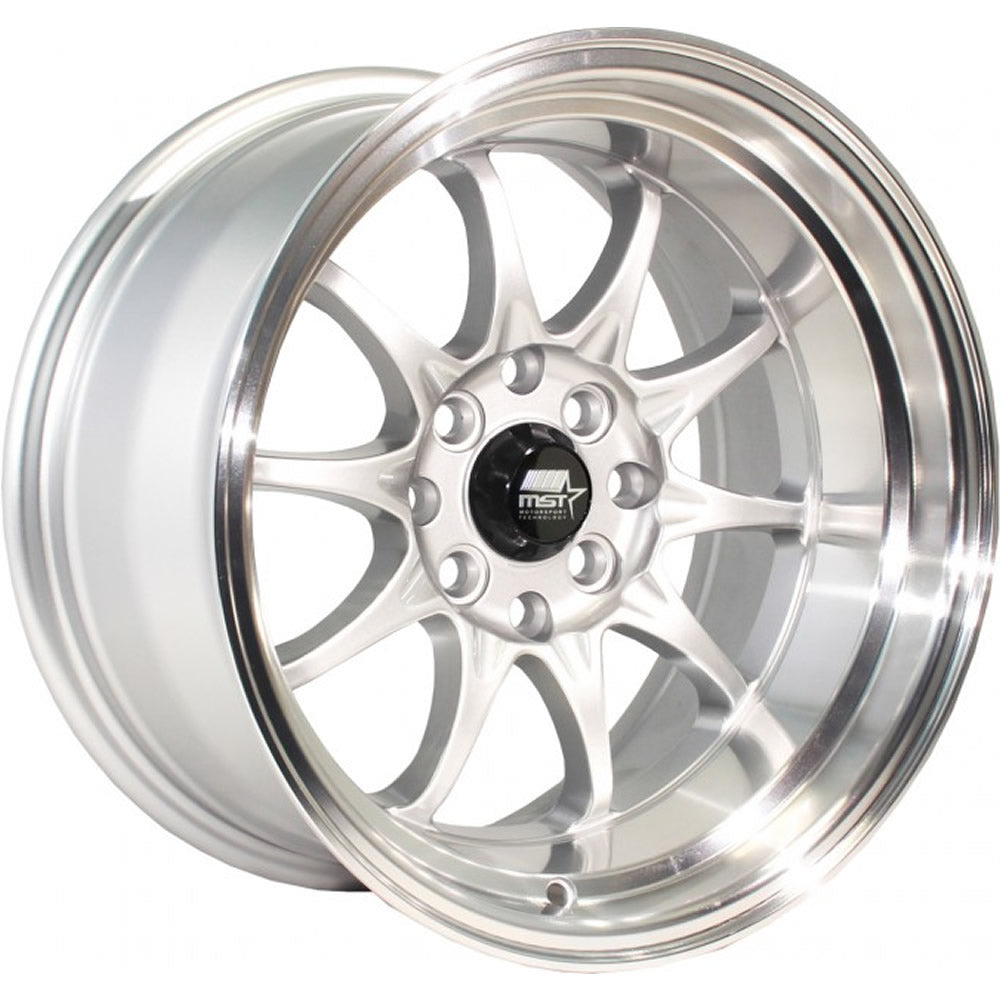 MST MT11 Silver with a Machined Lip Wheel