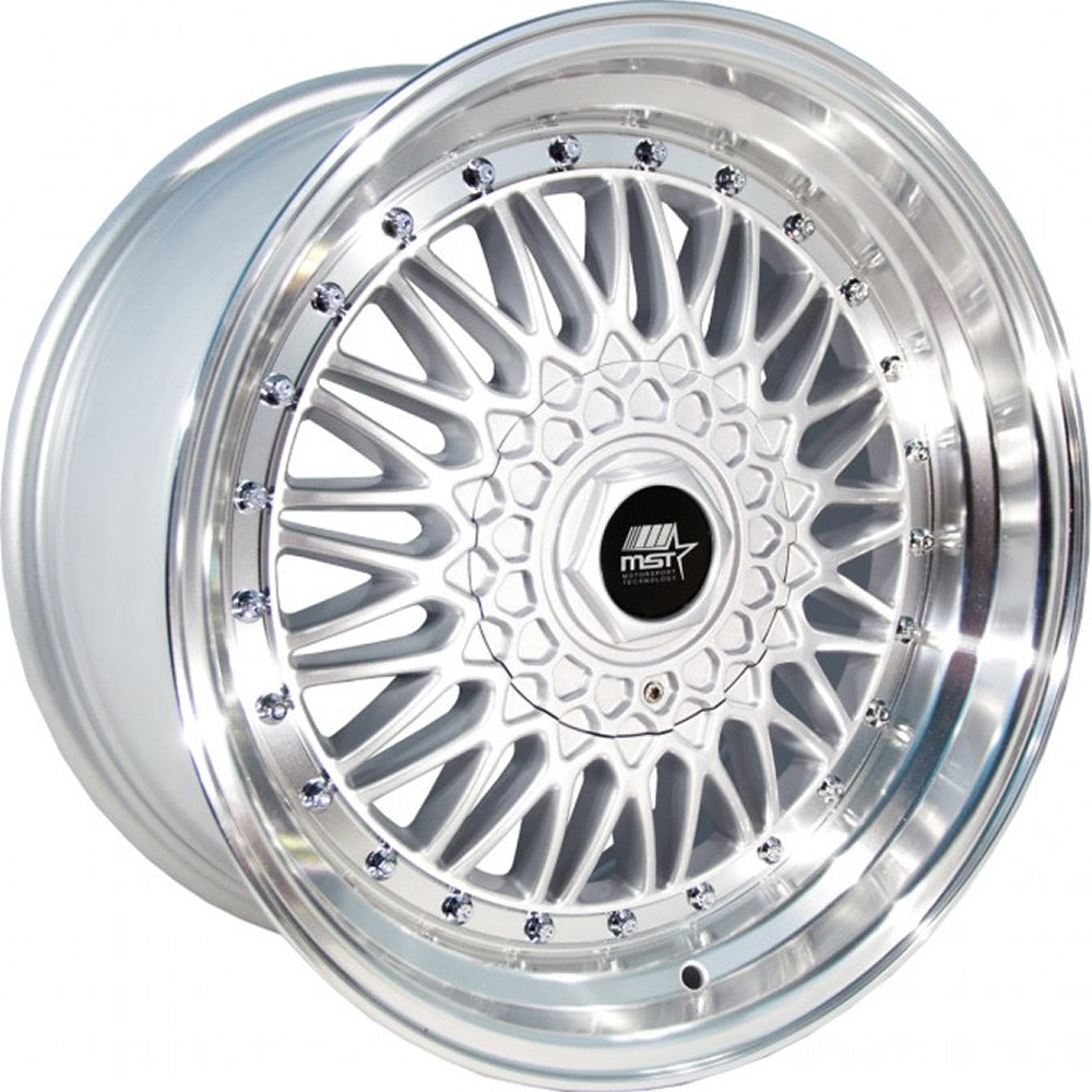 MST MT13 Silver with a Machined Lip Wheel