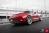 Vossen HF-5 21x11.5 +15 Satin Silver premium Euro split-spoke wheel