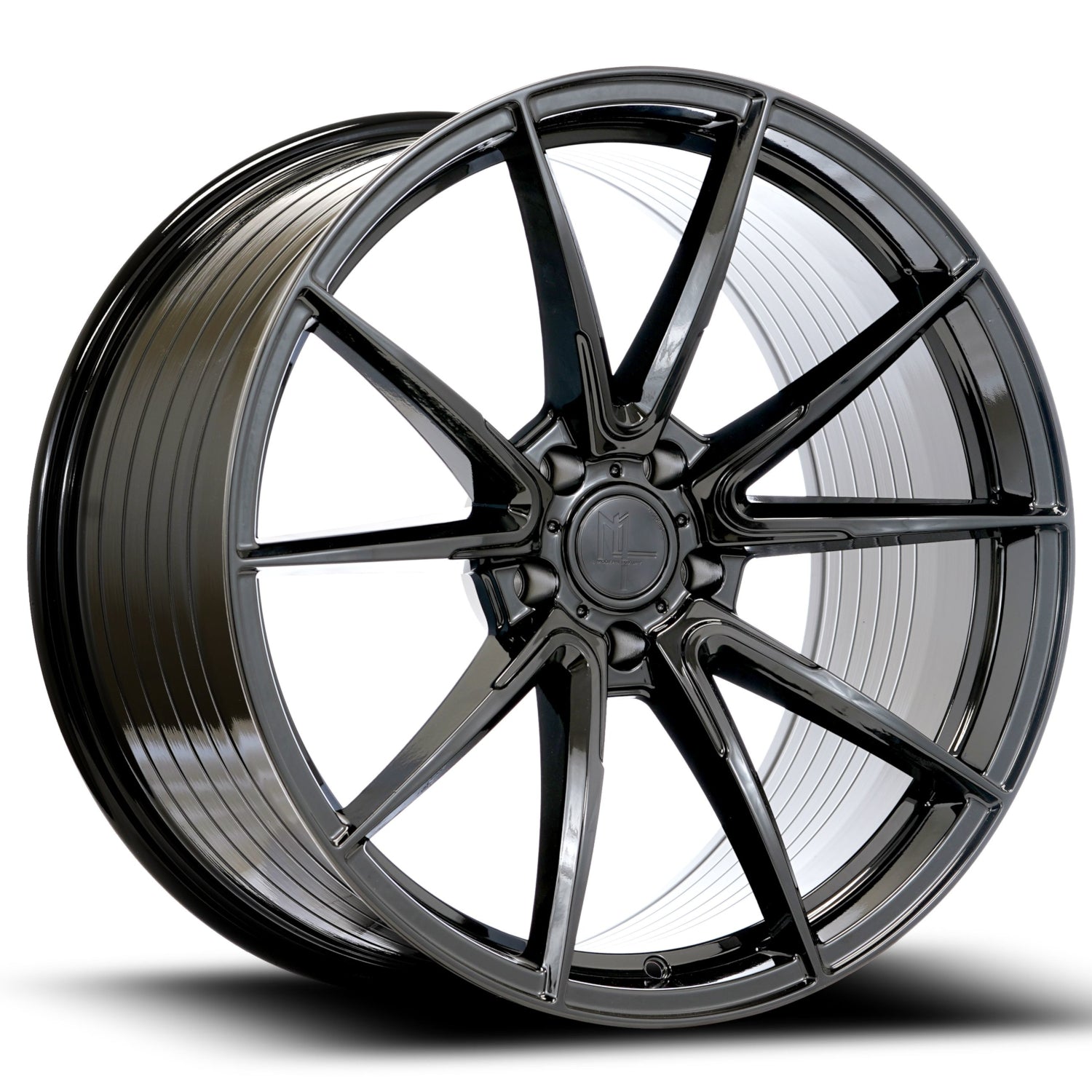 Modern Luxury MLF12  Gloss Black Wheel