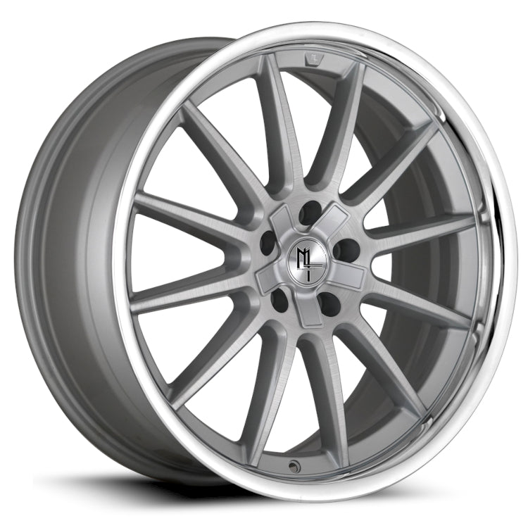Modern Luxury MLF14 Brushed Silver with a Stainless Steel Lip