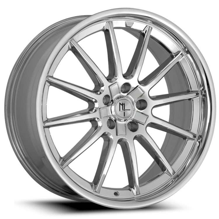 Modern Luxury MLF14 Chrome with a Stainless Steel Lip