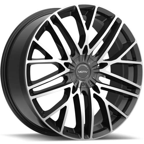 Motiv Maven Gloss Black with Machined Spoke Faces