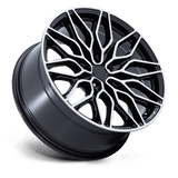 Niche Calabria 5 22x9 Gloss Black Machined premium Euro wheel