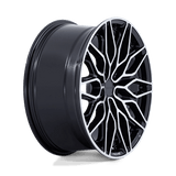 Niche Calabria 5 22x10.5 +38 Gloss Black Machined premium Euro wheel