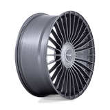 Niche Serene 20x10.5 gloss titanium gray brushed spoke faces premium Euro wheel