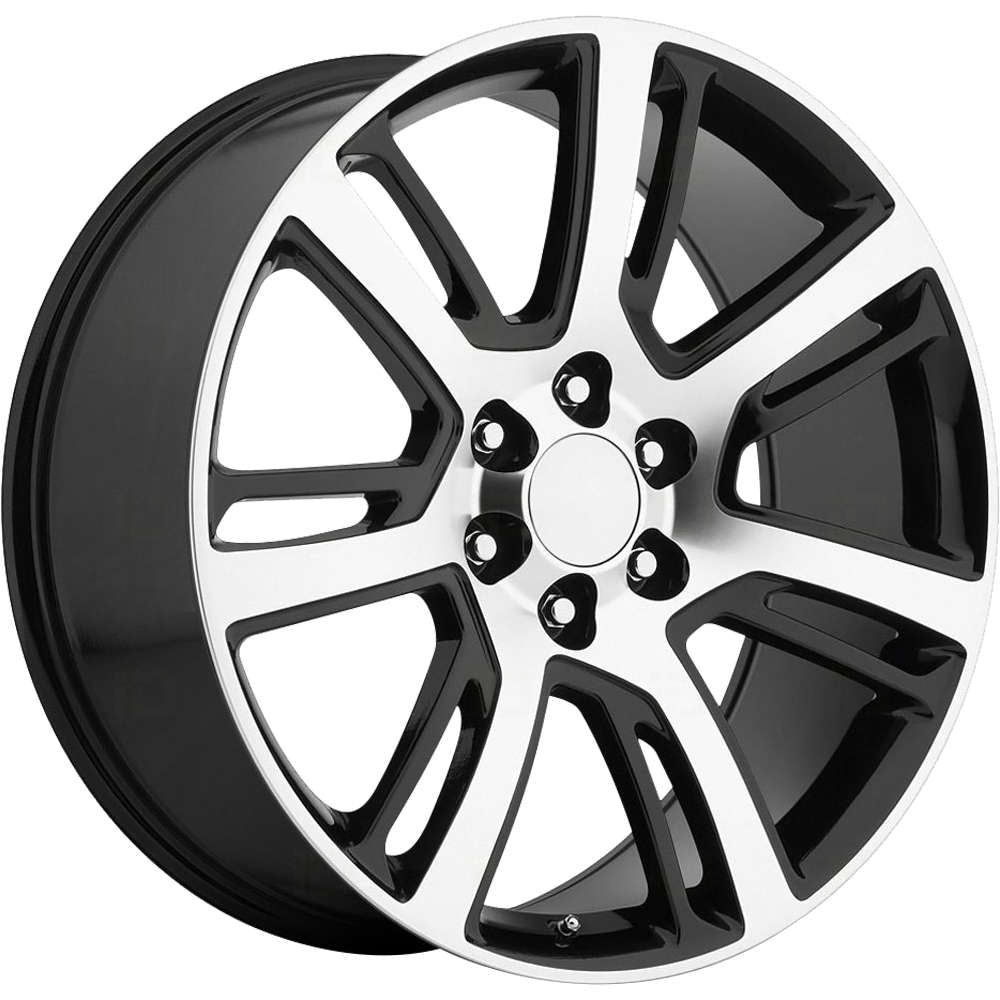 OE Revolution D04 Gloss Black with Machined Spoke Faces