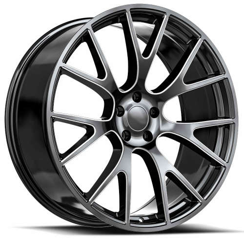 OE Revolution HC1 Gloss Black with Milled Spoke Edges