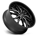 DUB 1PC OG 26x10 +30mm Gloss Black Milled Spokes