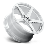 OHM Amp 22x9 +25 Silver premium Euro wheel for BMW and Land Rover 5x120
