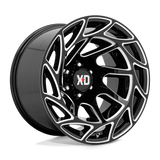 XD XD860 ONSLAUGHT 20x12 -44mm Gloss Black Milled