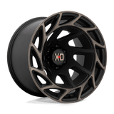 XD XD860 20x12 -44mm Satin Black with Machined Spokes and Bronze Tint