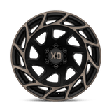 XD XD860 20x12 -44mm Satin Black with Machined Spokes and Bronze Tint
