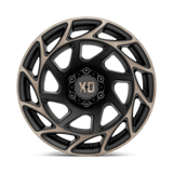 XD XD860 20x10 -18mm Satin Black with Machined Spokes and Bronze Tint