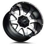 Off Road Monster M08 Flat Black Machined