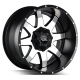 Off Road Monster M08 Black Machined wheel