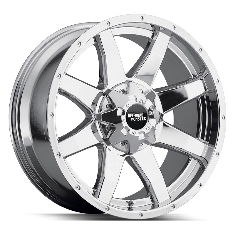 Off Road Monster M08 Chrome wheel