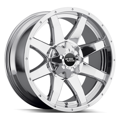 Off Road Monster M08 Chrome wheel