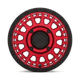 Black Rhino Powersports PARKER UTV 15x7 +36mm Candy Red with Black Lip