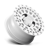 Black Rhino Powersports PARKER UTV 15x7 +36mm Silver with Mirror Cut Face