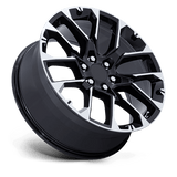 Performance Replicas 224 22x9 +28mm Gloss Black with Machined Spokes