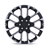 Performance Replicas 224 22x9 +28mm Gloss Black with Machined Spokes