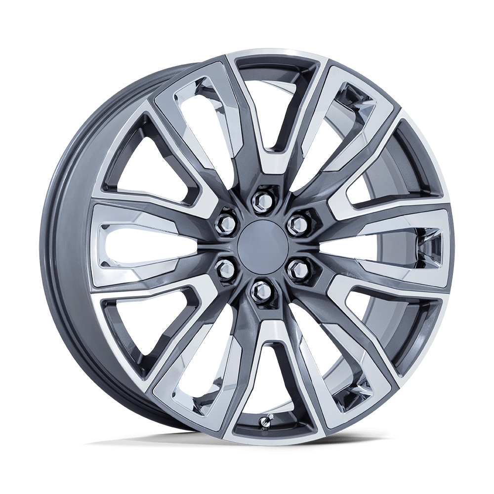 Performance Replicas Pr225 22x9 28mm Gloss Gunmetal Machined With ...