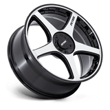 Petrol P2E 19x8 +35 gloss black machined face 5x112 5x120 premium Euro wheel