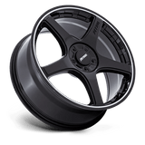 Petrol PE003 P2E 17x8 +35 gloss black machined lip custom-drilled premium wheel