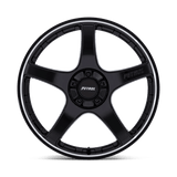 Petrol PE003 P2E 20x8.5 +35 gloss black machined lip premium Euro wheel