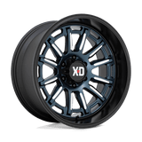 XD XD865 PHOENIX 20x9 +18mm Metallic Blue Milled with Black Lip