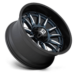 XD XD865 PHOENIX 20x9 +18mm Metallic Blue Milled with Black Lip